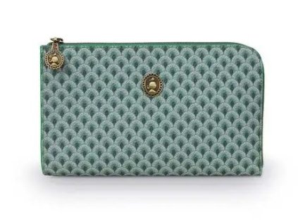 cosmetic zipper pouch suki green 21x12 5cm (2)