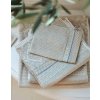 pip studio ručníky khaki soft zellige