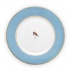 Pip Studio talíř Love Birds modrý, 26,5 cm