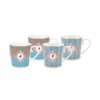 pip studio set hrnků love birds modrá khaki 250 ml
