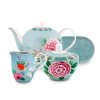 Pip Studio čajový set Blushing Birds, modrý