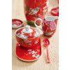 pip studio blushing birds červená kolekce porcelánu