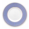 Pip Studio talíř Royal Stripes modrý, 17 cm