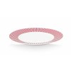Pip Studio talíř Royal Stripes tmavě růžový, 17 cm