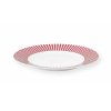 Pip Studio talíř Royal Stripes tmavě růžový, 21 cm