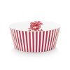 Pip Studio miska Royal Stripes tmavě růžová, 15 cm