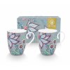 Pip Studio set 2 hrnků Flower Festival modrý 350 ml