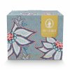 Pip Studio set 2 šálků s podšálky Flower Festival modrý, 280 ml