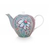 Pip Studio čajová konvice Flower Festival modrá