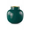 Pip studio kulatá kovová váza 25 cm, zelená