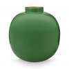 Pip Studio kovová váza kulatá zelená, 23 cm