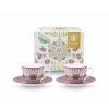 Pip Studio set 2 šálků s podšálky Lily & Lotus 120 ml