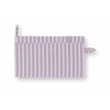 Pip Studio set 2 bavlněných utěrek s proužky, lila