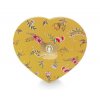 Pip Studio sada 2 talířů ve tvaru srdce, žlutá