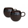 Coffee set 2 šálků na espresso/lungo hnědý