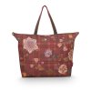 Pip Studio taška Tilda červená s květy, tote bag