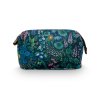 Pip Studio sametová kosmetická taška Cooper, modrá