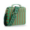 malá crossbody kabelka, zelená s proužky, pip studio