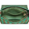 malá zelená s proužky, crossbody kabelka od pip  studio