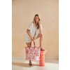 pip studio tote bag, cestovní taška dámská, růžová s květy