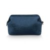 velké kosmetické pouzdro modré, sametové, pip studio