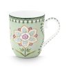 Pip Studio set 2 hrnečků Lily & Lotus zelený 350 ml