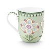 Pip Studio set 2 hrnečků Lily & Lotus zelený 350 ml