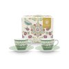 Pip Studio set 2 šálků s podšálky Lily & Lotus zelená 120 ml