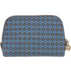 pip studio cosmetic bag triangle small coby clover blue (1)