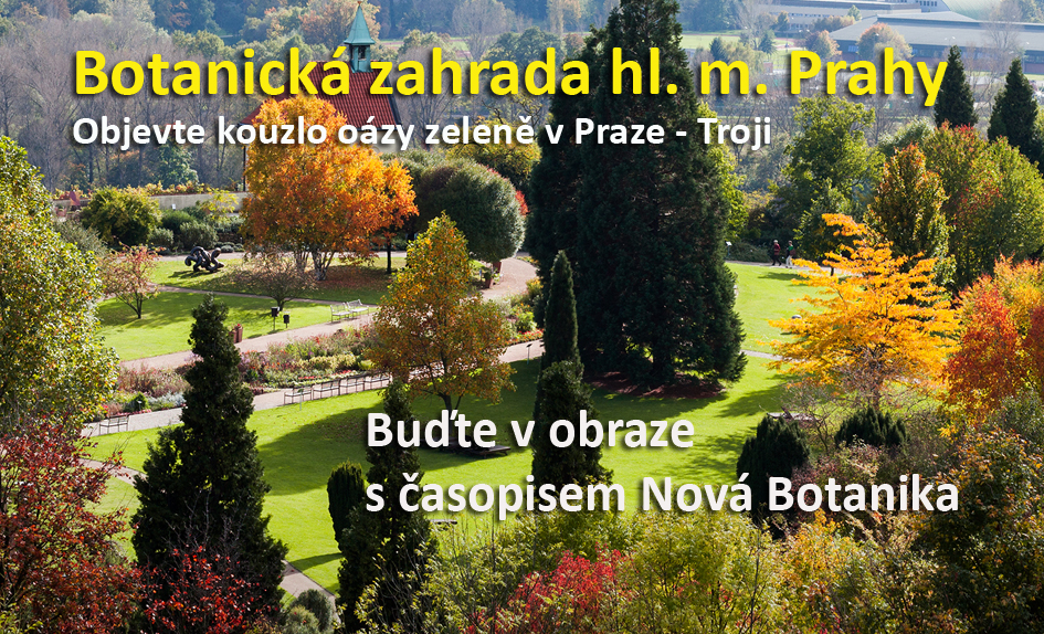 Krásy Botanické zahrady hlavního města Prahy