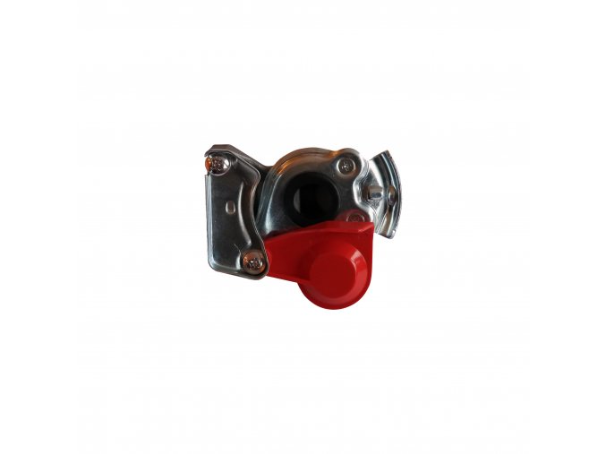 Spojková hlavice /vozidlo/ s ventilkem červená m16x1,5