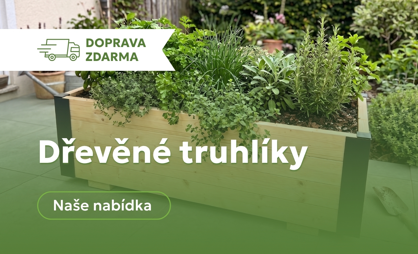 Dřevěné truhlíky