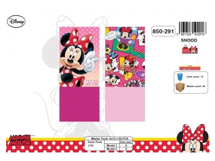 Dívčí multifunkční šátek Minnie