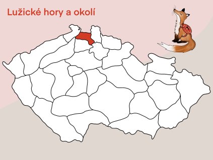 VÝLETNÍK LUŽICKÉ HORY + 40 samolepek