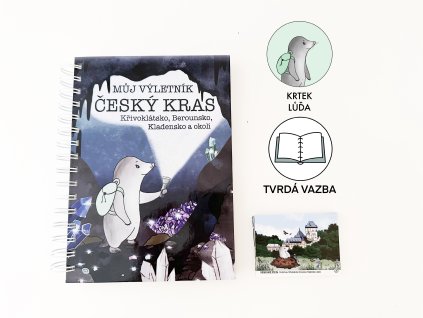 VÝLETNÍK ČESKÝ KRAS a okolí (tvrdá vazba) + 45 samolepek
