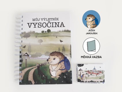 VÝLETNÍK VYSOČINA (měkká vazba) + 45 samolepek
