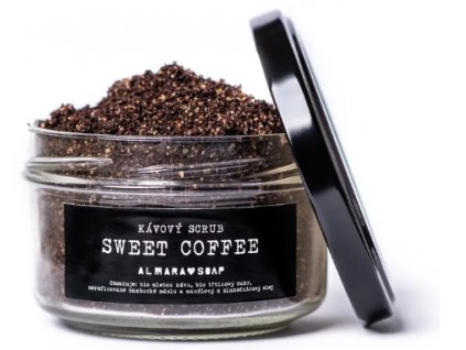 Přírodní kávový scrub na tělo i obličej ALMARA SOAP SWEET COFFEE