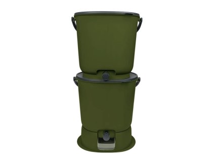 Domácí kompostér BOKASHI ORGANKO ESSENTIAL - sada 2 ks (Olive)