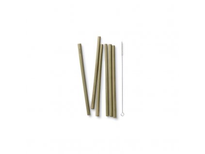 Bambusové brčko na pití BamBu (6 ks)