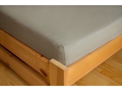 Prostěradlo Frote 180x200 Světle šedá