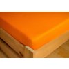 Prostěradlo Jersey 180x200 Oranžová 100% bavlna