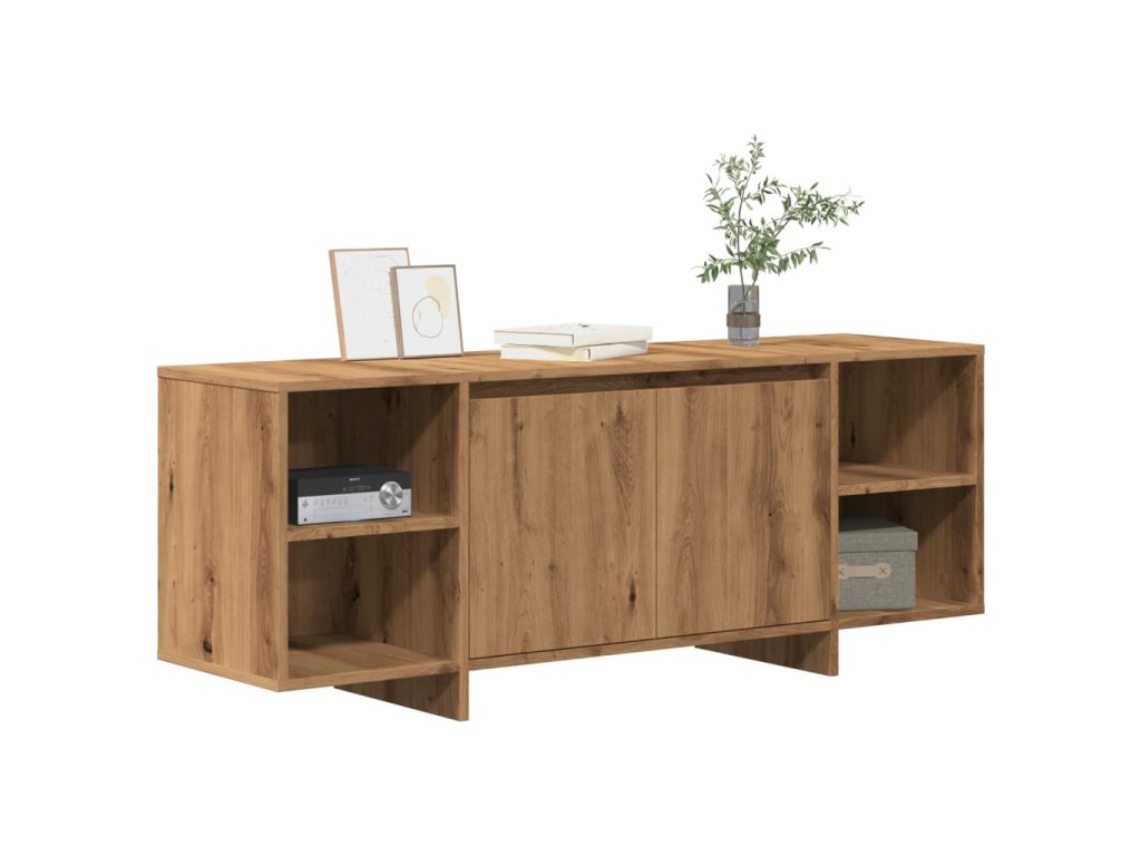vidaXL TV skříňka dub artisan 130 x 35 x 50 cm kompozitní dřevo