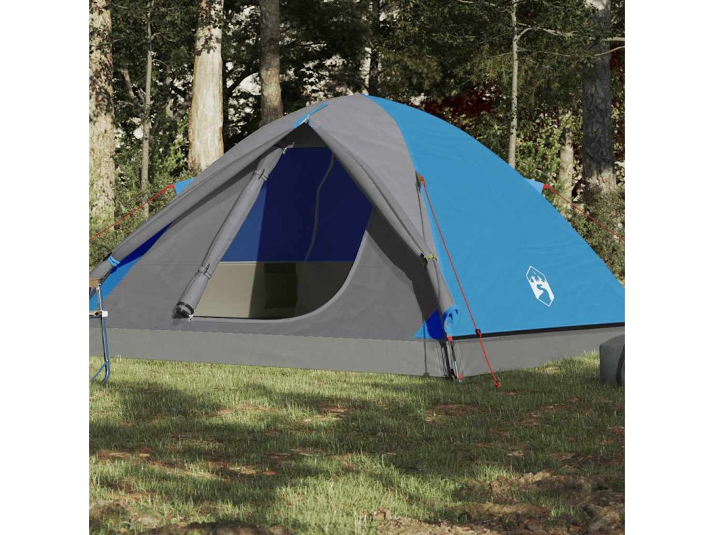 vidaXL Kempingový stan kopule pro 6 osob modrý nepromokavý