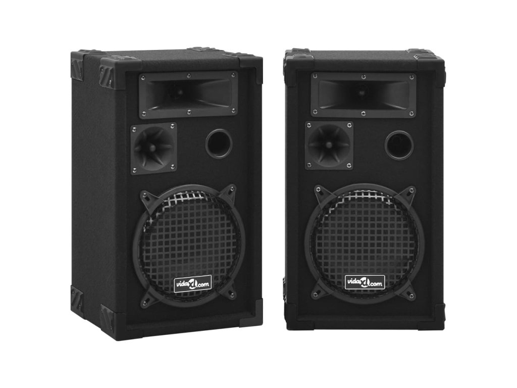 vidaXL Profesionální pasivní reproduktory hi-fi 2 ks 800 W černé