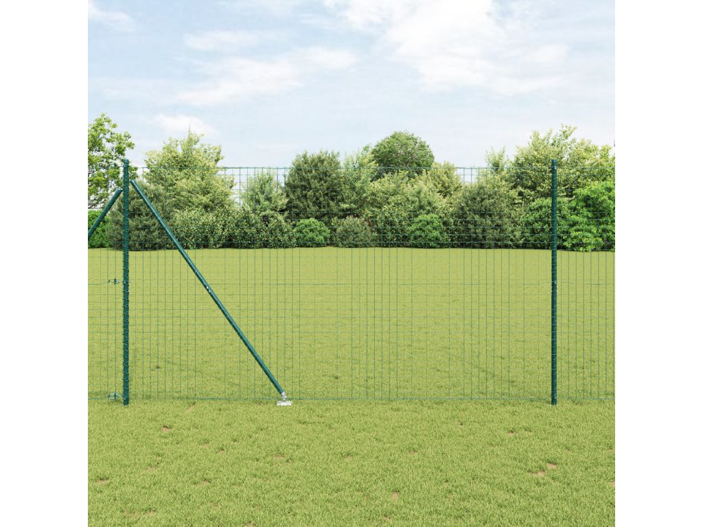 vidaXL Plotový sloupek. Jiný 52 pcs Šedá 3,2 x 3,2 x 170 cm Ocel