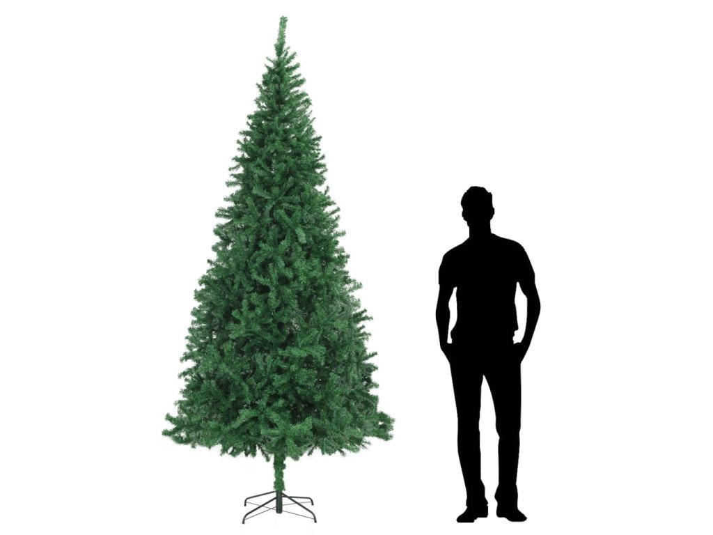 vidaXL Umělý vánoční stromek 300 cm zelený
