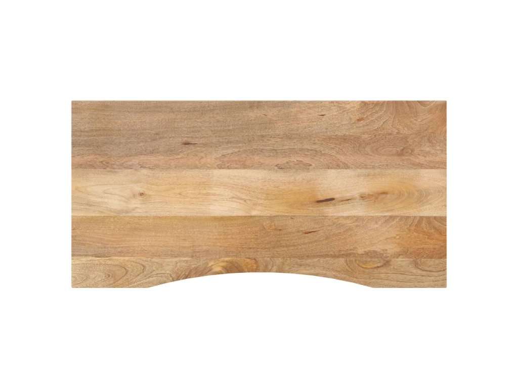 vidaXL Stolní deska s výřezem 140x50x2,5 cm masivní hrubý mangovník