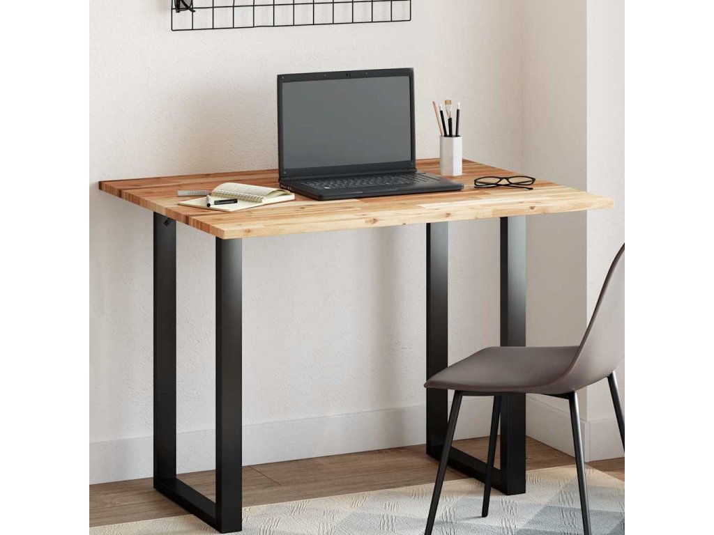 vidaXL Stolní deska obdélníková 100 x 80 x 2 cm masivní akáciové dřevo