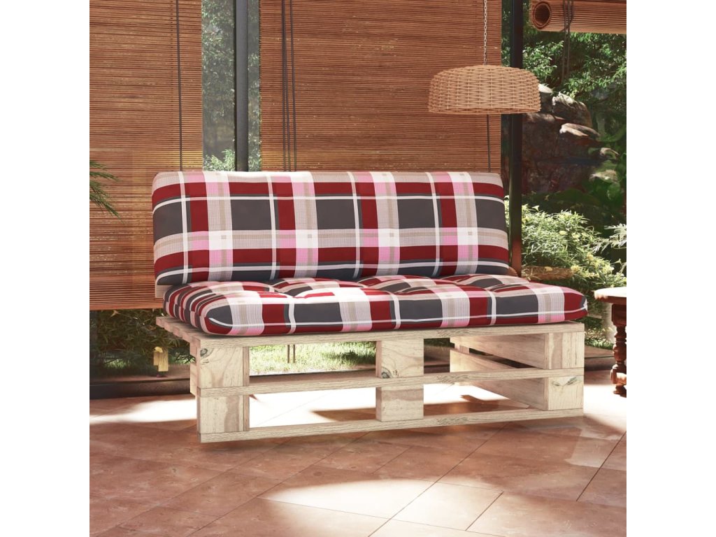 vidaXL Zahradní středová pohovka z palet impregnovaná borovice