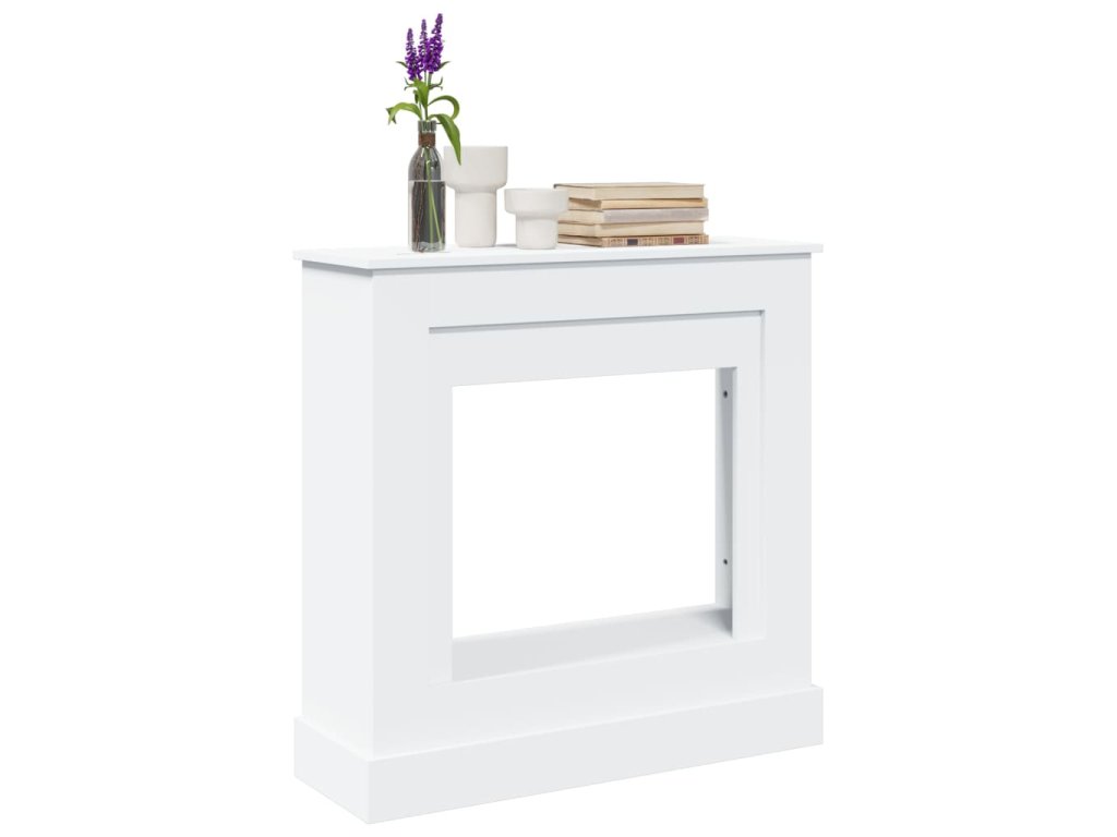 vidaXL Krbová obestavba bílá 90 x 30 x 90 cm kompozitní dřevo